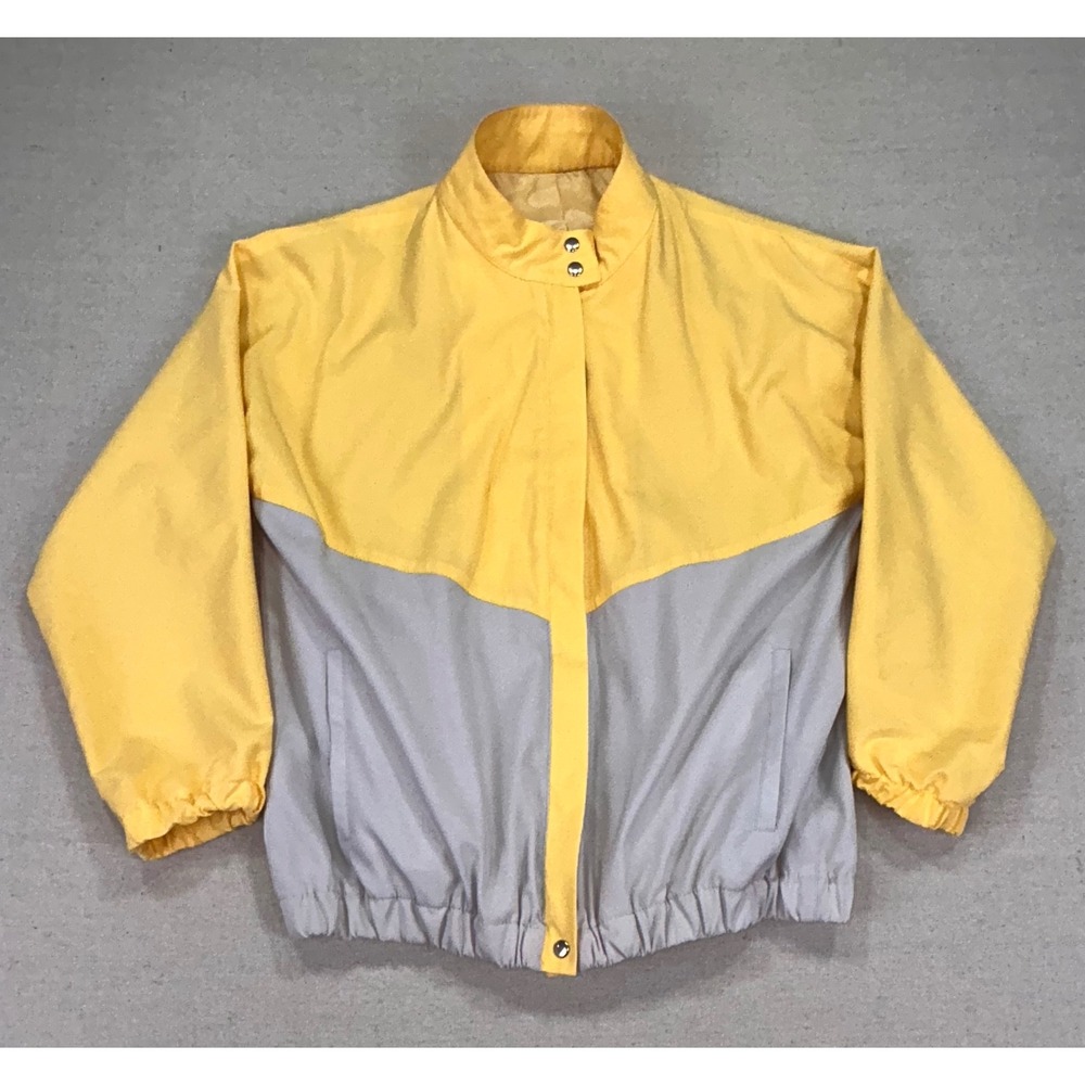 Vintage Forecaster of Boston Women's 11/12‎ USA Windbreaker Jacket Color Block